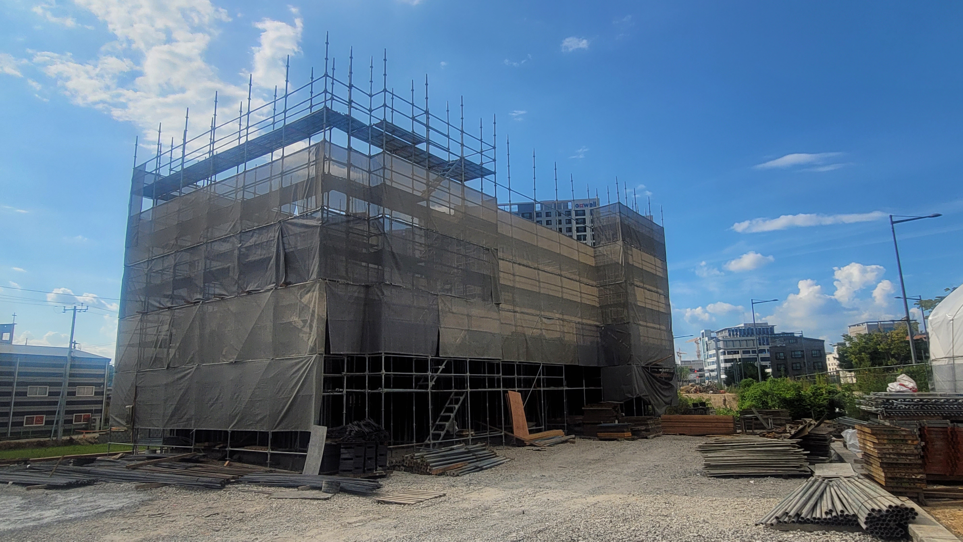 하룹 사옥 외장 공사